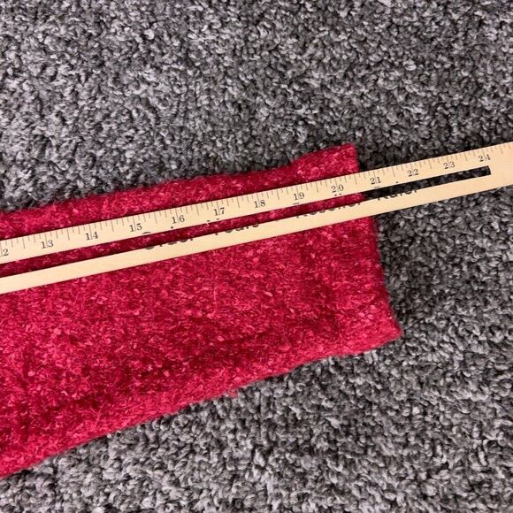 Eileen Fisher Sweater Bruco Alpaca Wool Silk Womens Small Red Lightweight Jacket - Picture 10 of 10